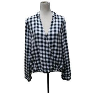 Madewell front wrap flannel